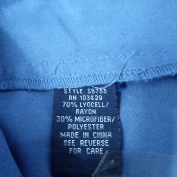 HSZ Studio Woman 4X Bathrobe Housecoat House Dress Button-Down Blue Embroidered - Picture 5 of 15